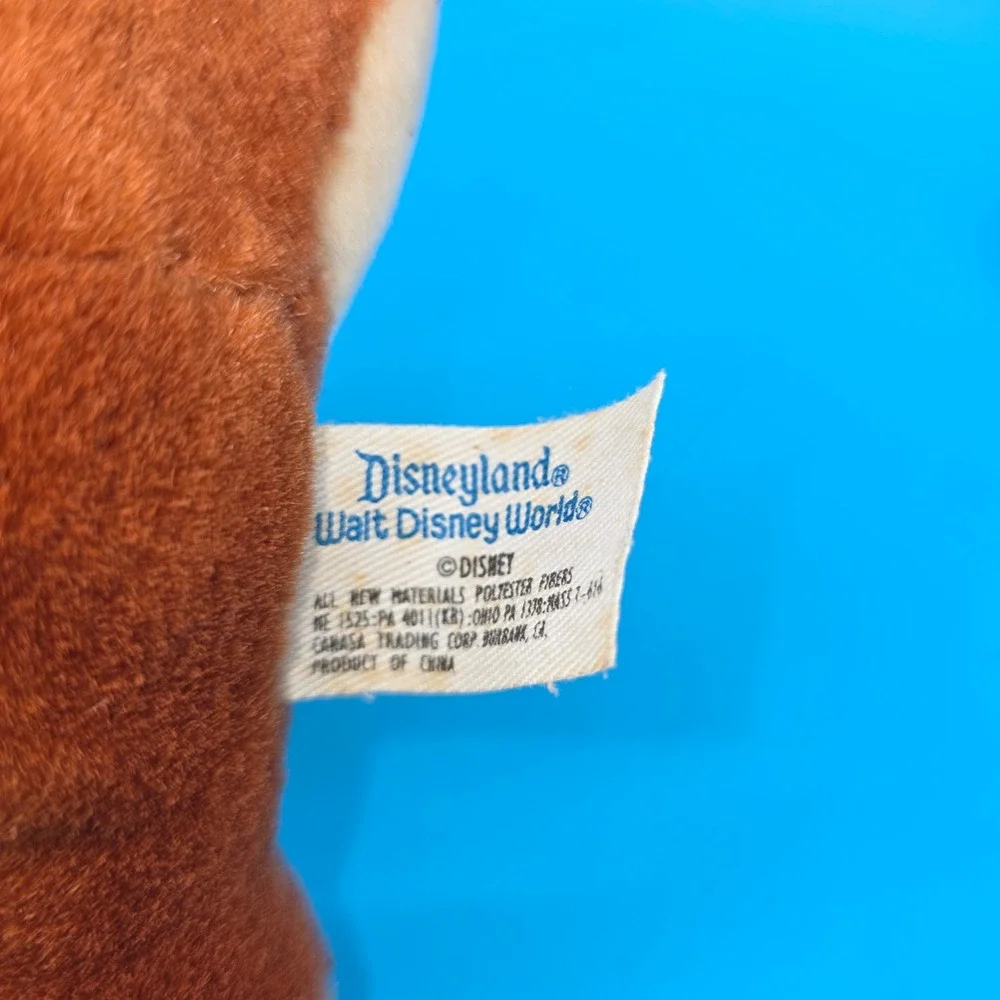 Disney Dale Rescue Rangers Plush‎ Mouseketoys Vintage Bomber Jacket Hat 8 inch